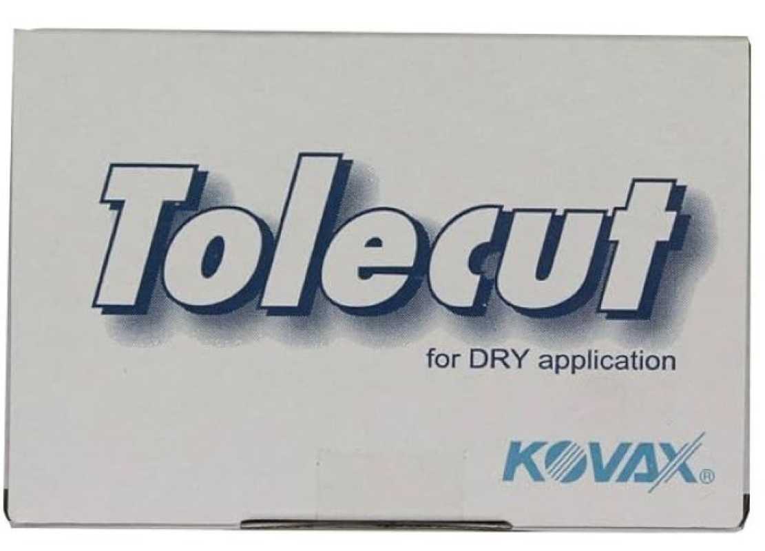 KOVAX Tolecut 1/8 stick-on, Streifen 29 x 35 mm Korn 800 - 3000